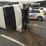 Taxi and Bakkie collide along Chris Hani Road in Moriah, Durban North