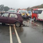 Five injured in rear-end collision on the R33 in Copesville