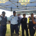 Police officials assist in roadblock in Mpumalanga